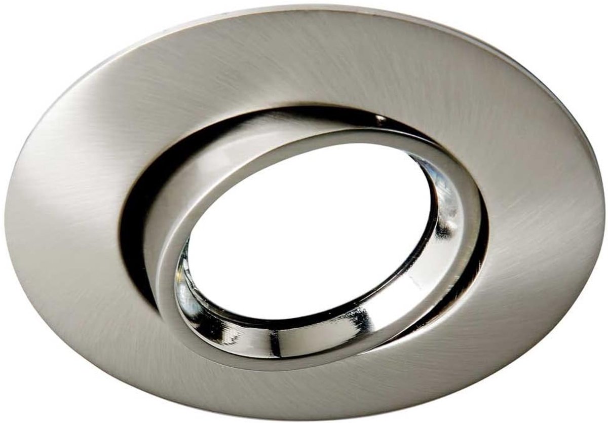 Inbouwspot, zilver, 15 x 15 x 7 cm