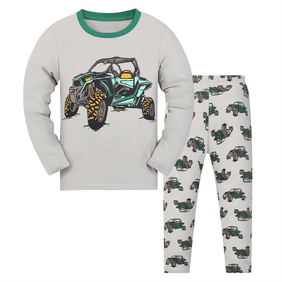 Pyjama Set Katoen Lange Mouw Dinosaurus Slaapkleding Peuter Jongens Nachtkleding Outfits 3-9 jaar