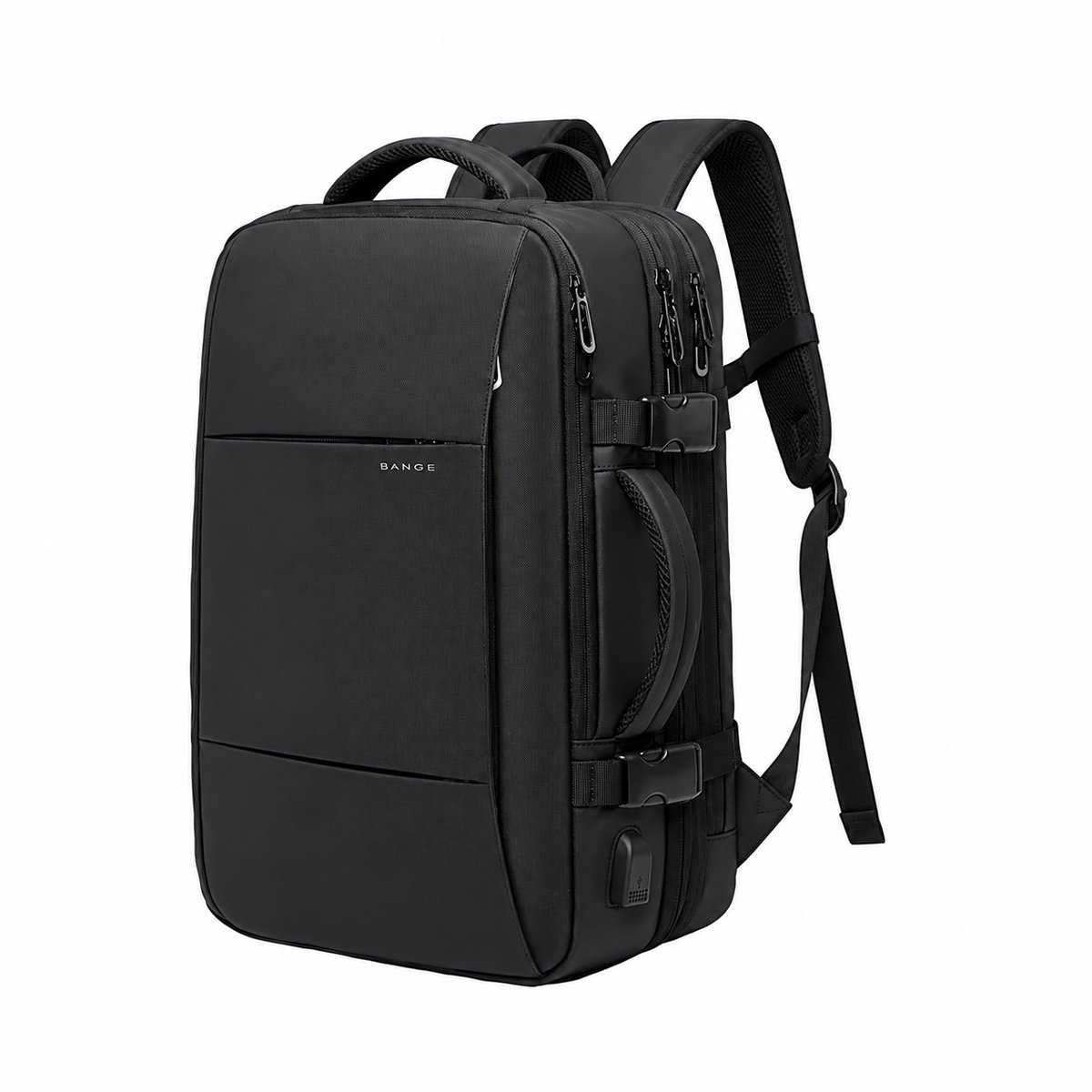 Vurnomi Rugzak heren - Reisrugzak -Backpack - Laptop rugzak heren - Handbagage rugzak - Waterproof - USB poort - 45 L - Zwart