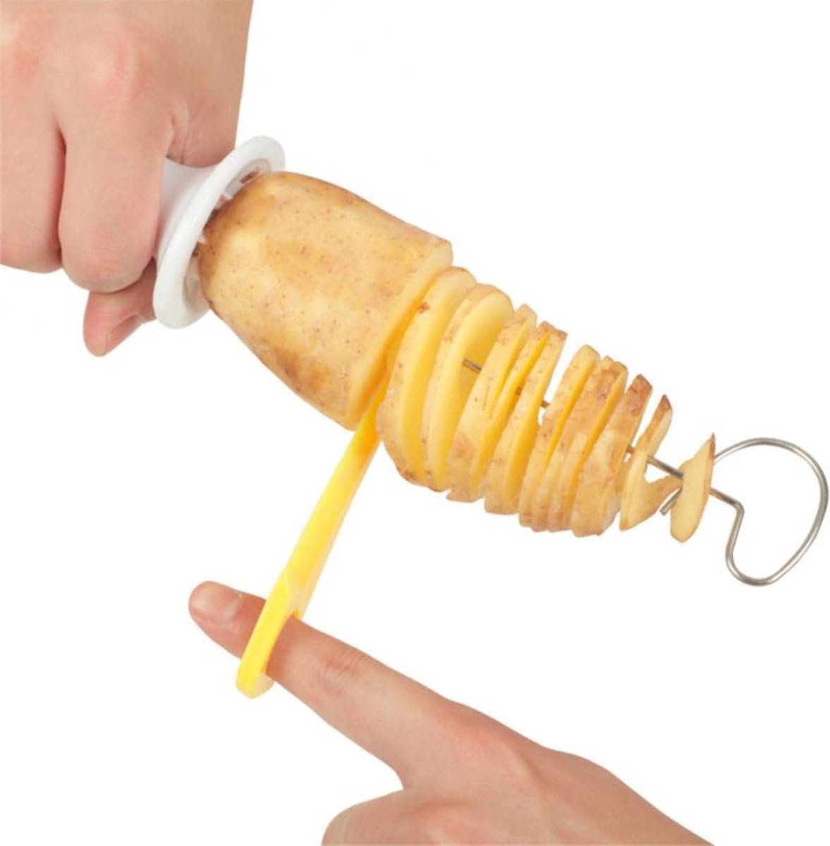 Twister- aardappel spiraal snijder- Chips maker-aardappel snijder-Spies