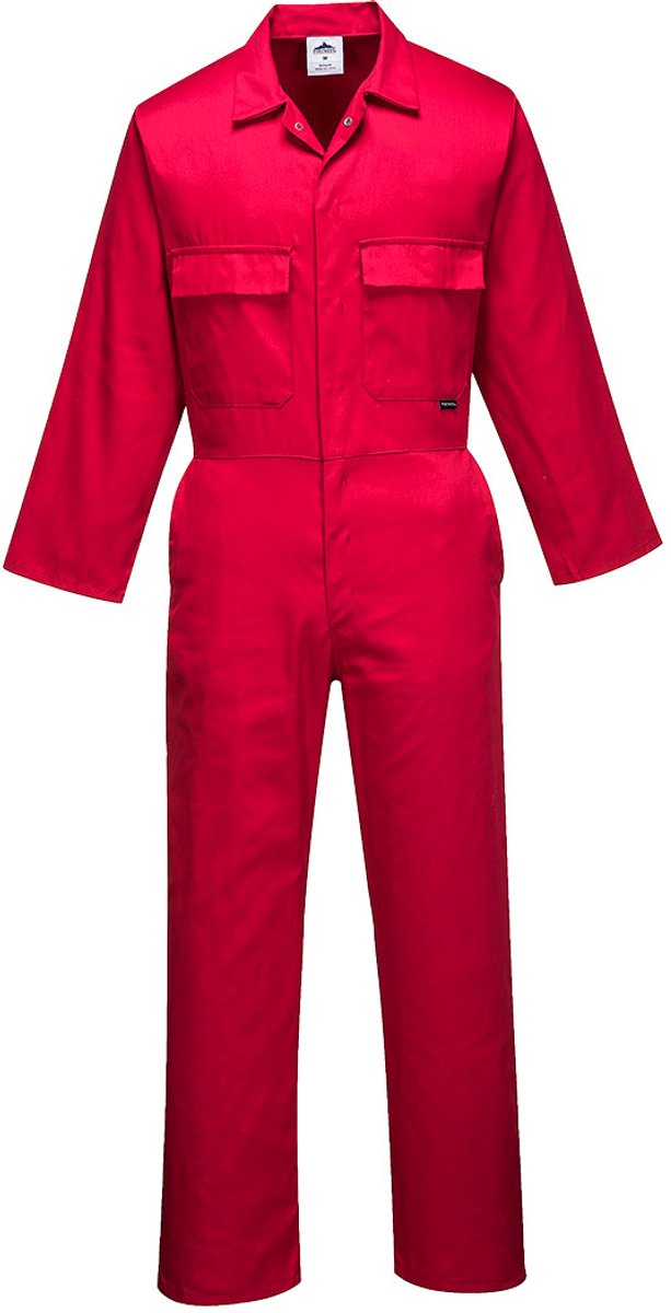 Portwest Euro Work Polykatoen Overall S999 - Rood - L