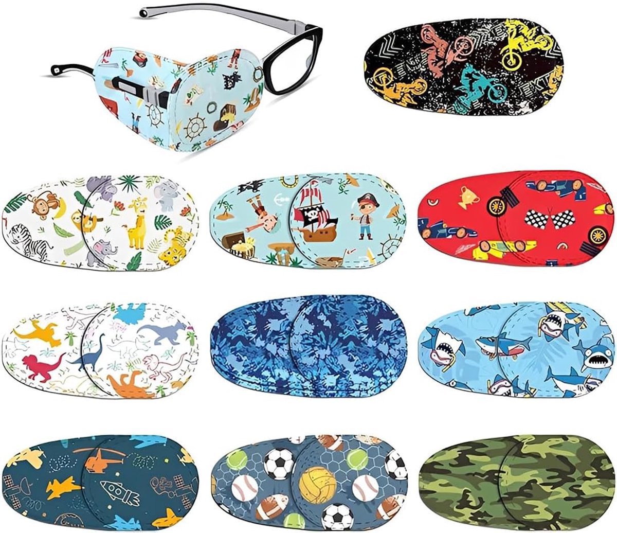 10 stuks luie oogbandages voor kinderen, oogpads voor luie ogen met amblyopie, amblyopie blyopie blyopie blyopie blinddoek