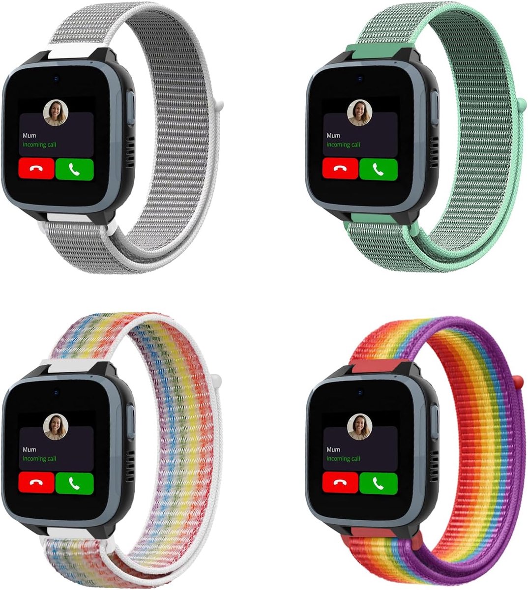 Nylon Band voor XPLORA X5 / XGO2/XGO3, XPLORA Kids Smartwatch Meisjes Jongens Vervangingsbanden voor Xplora X5 Play/XGO2/XGO3