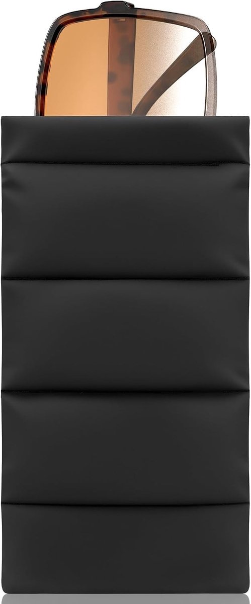 Extra grote zonnebril etui, zachte organizer voor reisaccessoires, geschikt voor Ray-Ban en Persol modellen