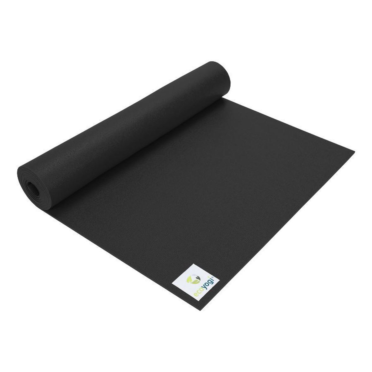 Ecoyogi Yogamat Studio PVC extra lang en breed Zwart thumbnail 3