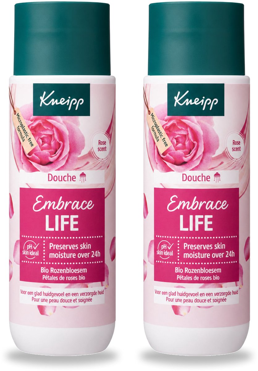 2 x Kneipp - Douchegel - Embrace Life - 200 ml - Voordeelverpakking - 2 stuks