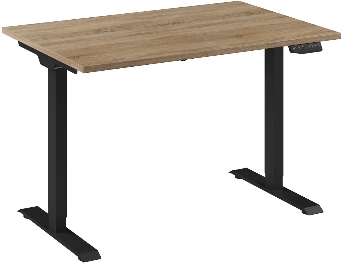 Bureau Adjust 1 Plus QA 120x80 Zwart/Robson