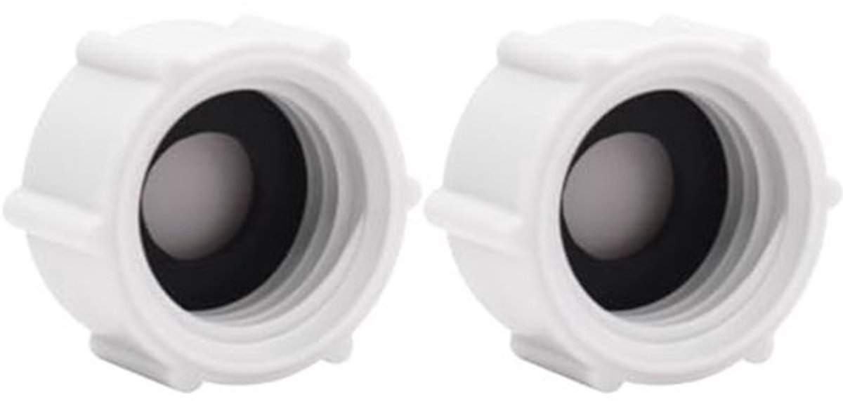Zandfilter Afvoerplug Ventieldop met O-ring voor Grond Zwembaden - 2 Stuks