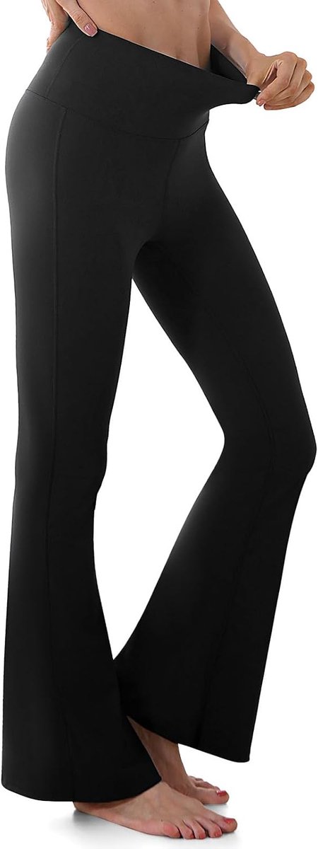 Flared Legging Hoge Taille Bootcut Yogabroek Comfortabele Loungebroek voor Workout, Sport, Casual en Kantoor