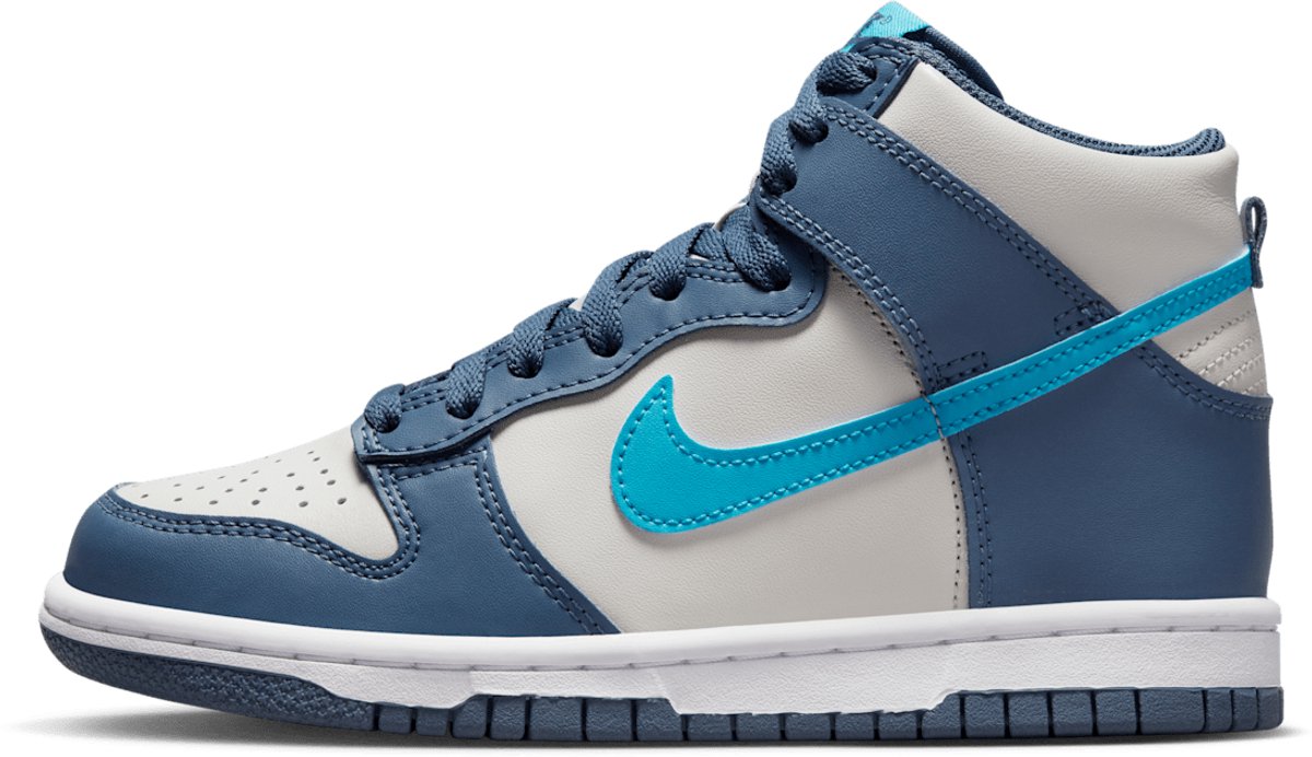 Nike Dunk High – Light Bone/Diffused / Lightning Dunk Lifestyle Kinder Sneakers voor Jongens en Meisjes Wit