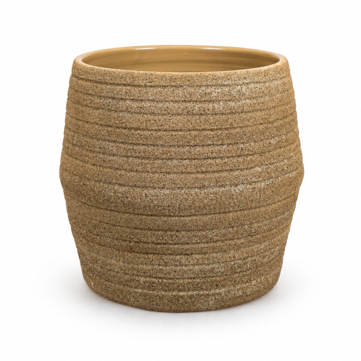 Pot sion d39h36cm zand creme