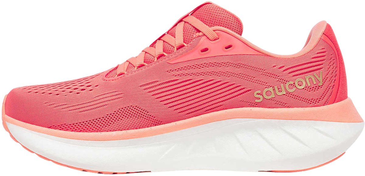 Saucony Ride 18 - Hardloopschoen - Koraal/Zalm - Maat 37
