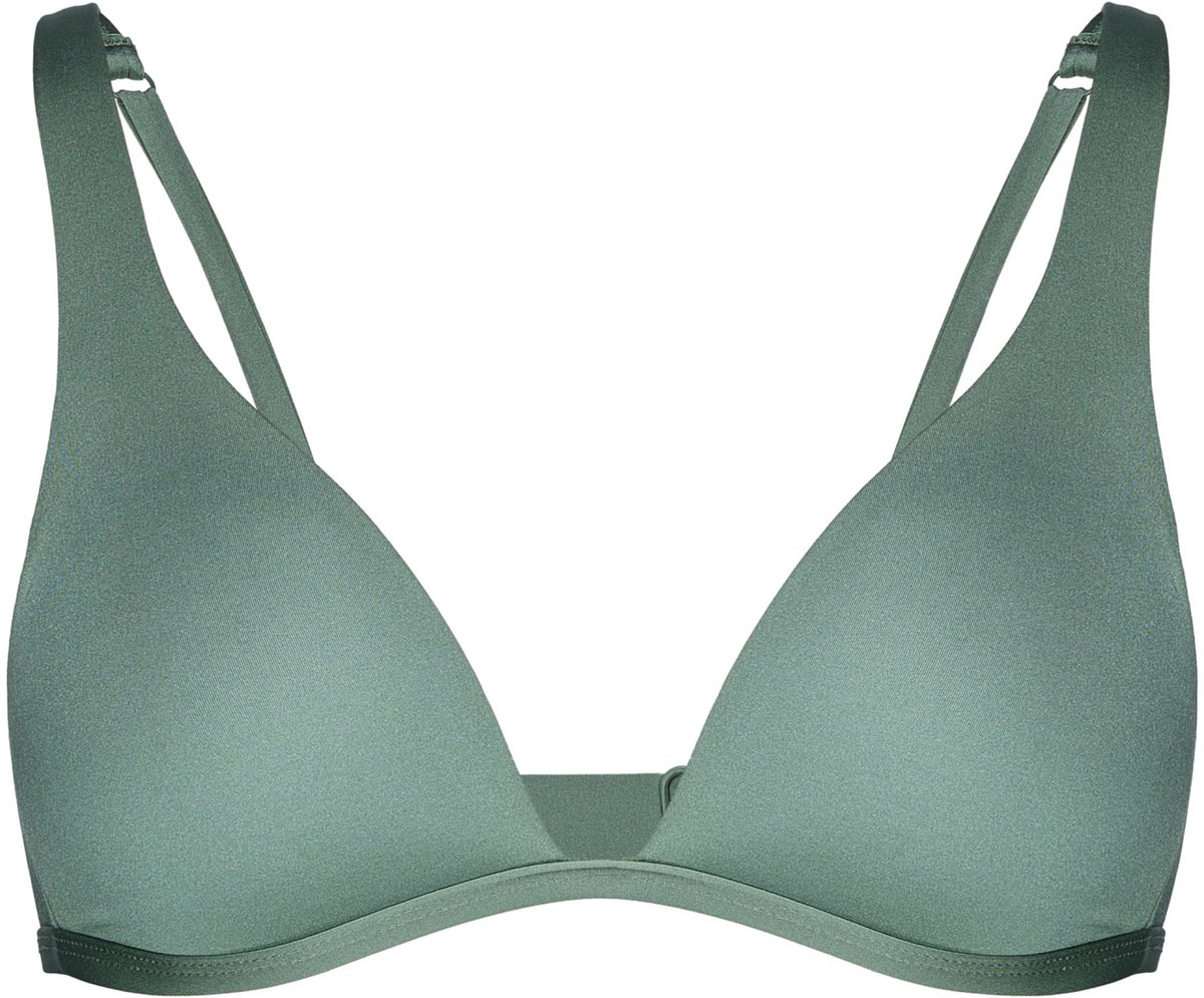 ESOTIQ Raphael - Triangel bikinitop - Gevoerd - Zonder beugel - Lichtgroen