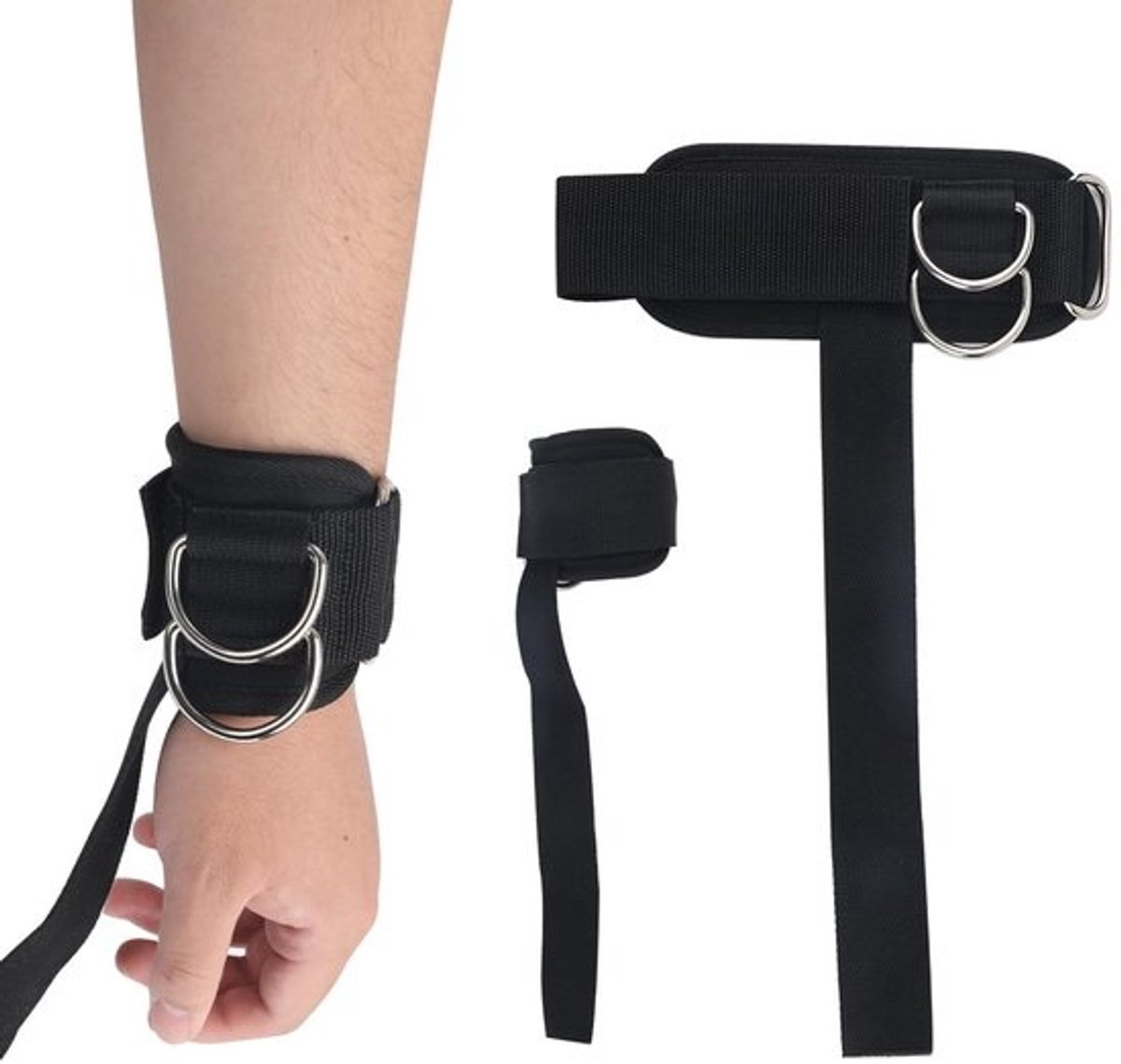 Dailygoody - Polsbanden Gewichtheffen - D-Ringen Deadliftbanden