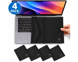 Microvezel Beschermdoek 13" (4 pack) voor Apple MacBook Neo 13 inch / MacBook Air / MacBook Pro – 4x Laptop Screen Protector Cloth (29×20cm) + Dubbelzijdige Microfiber Doek + 50 Reinigingsvellen