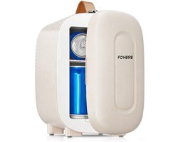 Kavo®- Mini Koelkast - Minibar - 5L Capaciteit - Skincare Koelkast - Wit - 29cm x 20cm x 27cm