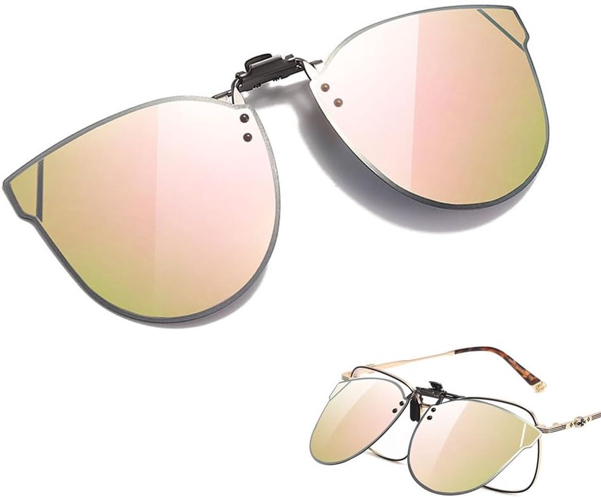 Zonnebrilclip, gepolariseerde clip-on zonnebril, UV400 zonnebril, gepolariseerde clip-on nachtrijbril