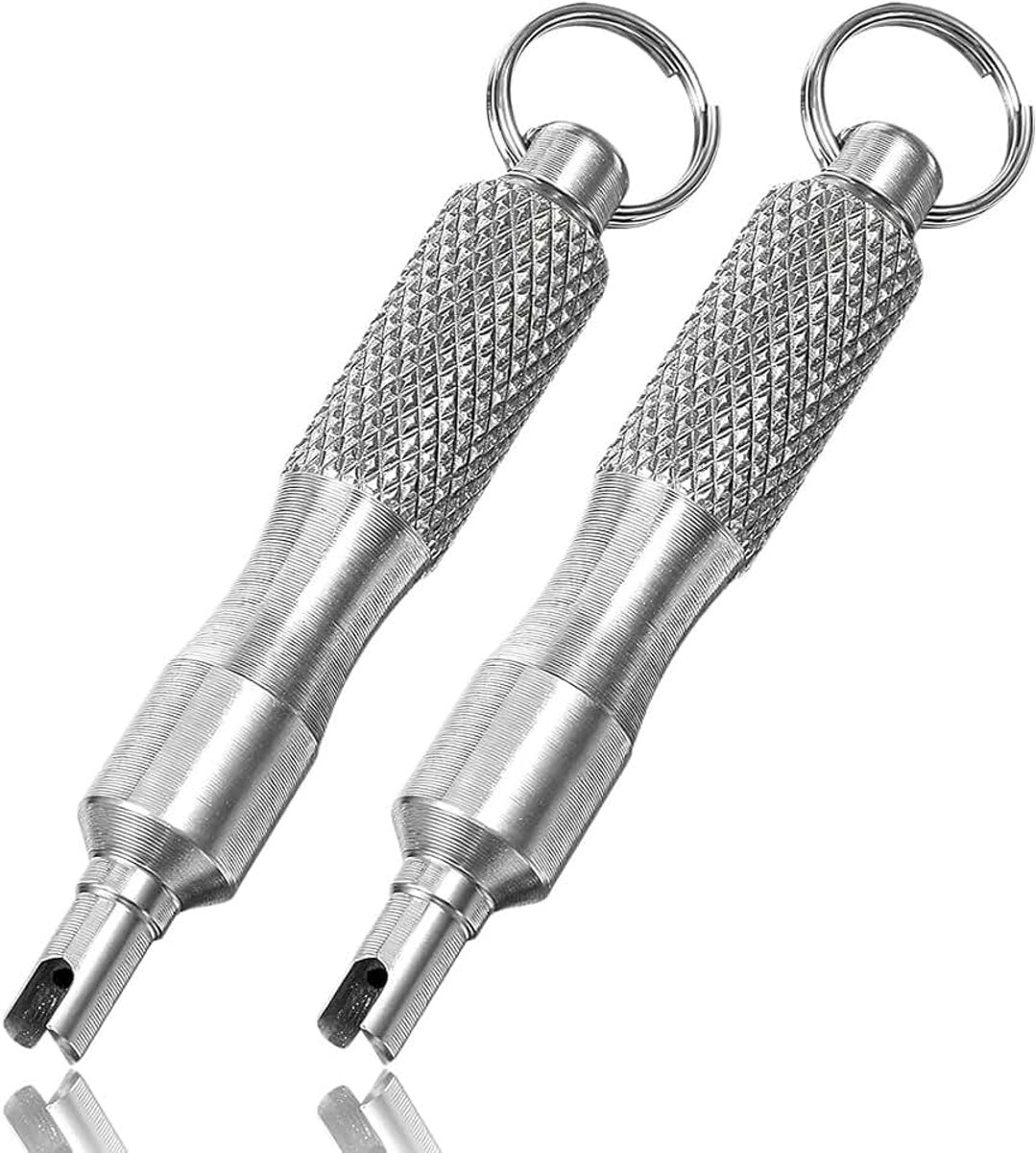 2 stuks draagbaar gereedschap voor het verwijderen van de ventielkern, kerngereedschap, pneumatische ventiel, gereedschap voor pneumatische ventiel, demontagegereedschap, pneumatisch ventiel
