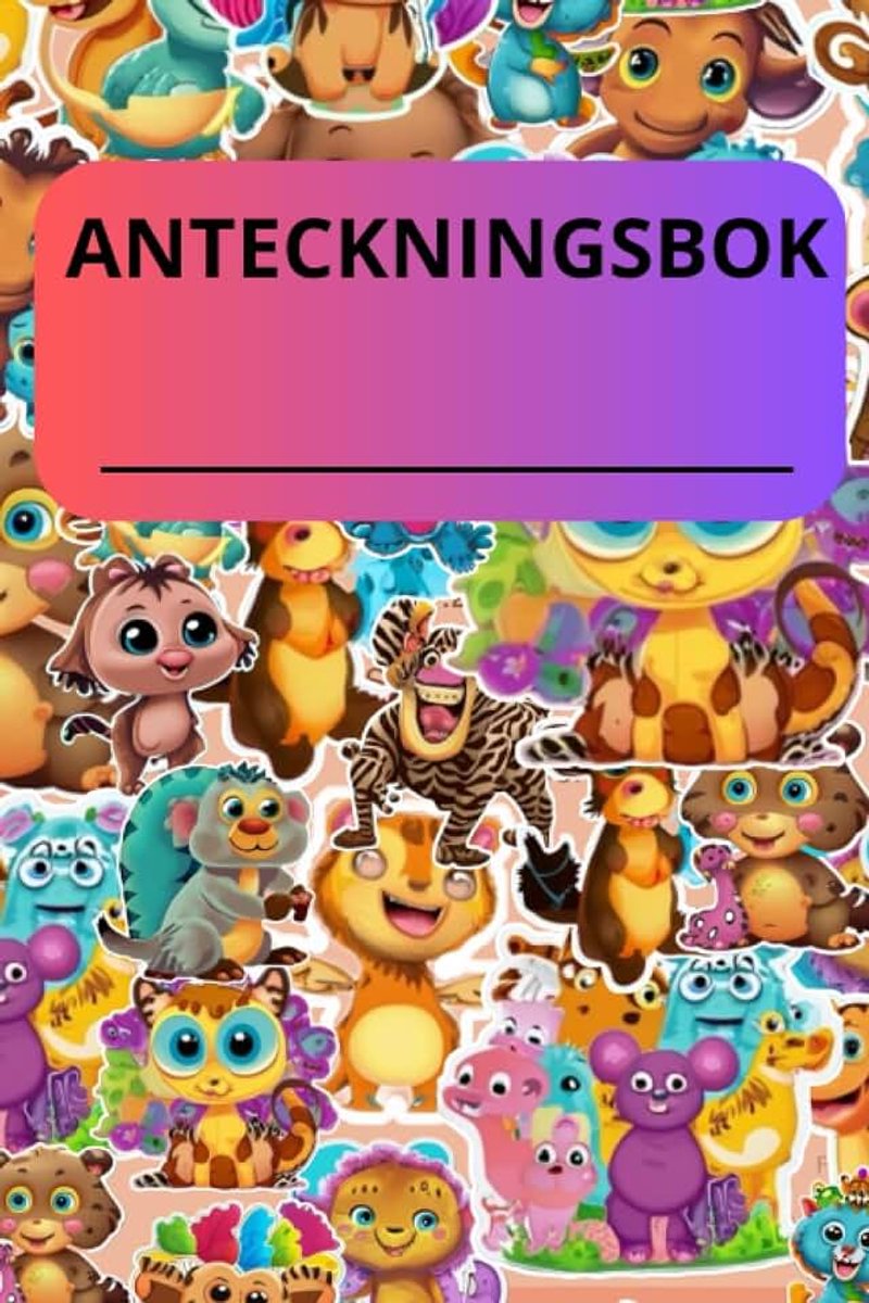 Kreativiteten med en bedårande anteckningsbok för barn med djur!