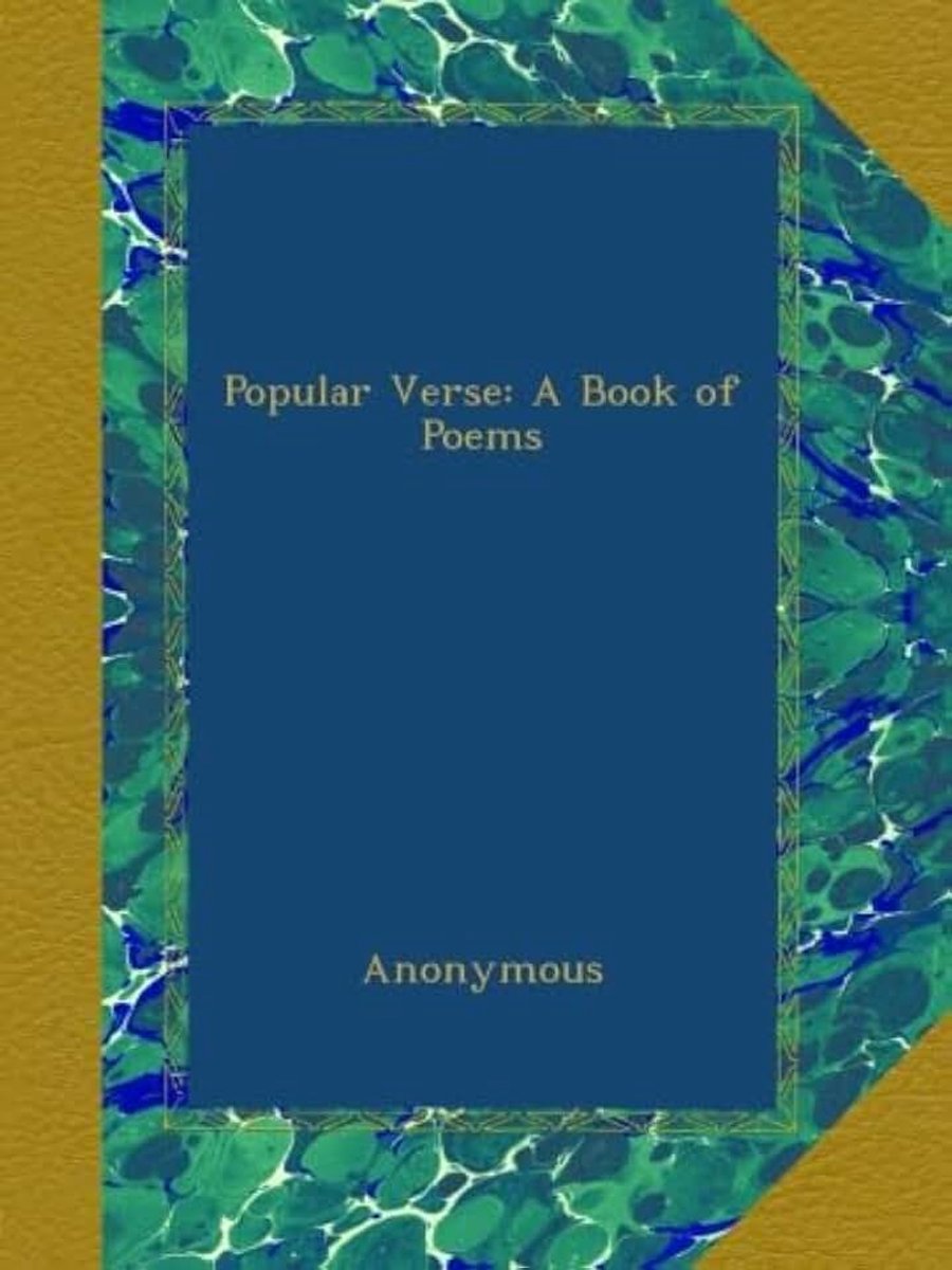 Verse: A Book of Poems