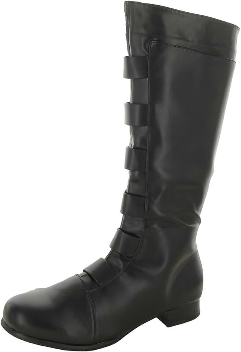 Black Superhero Boots Small