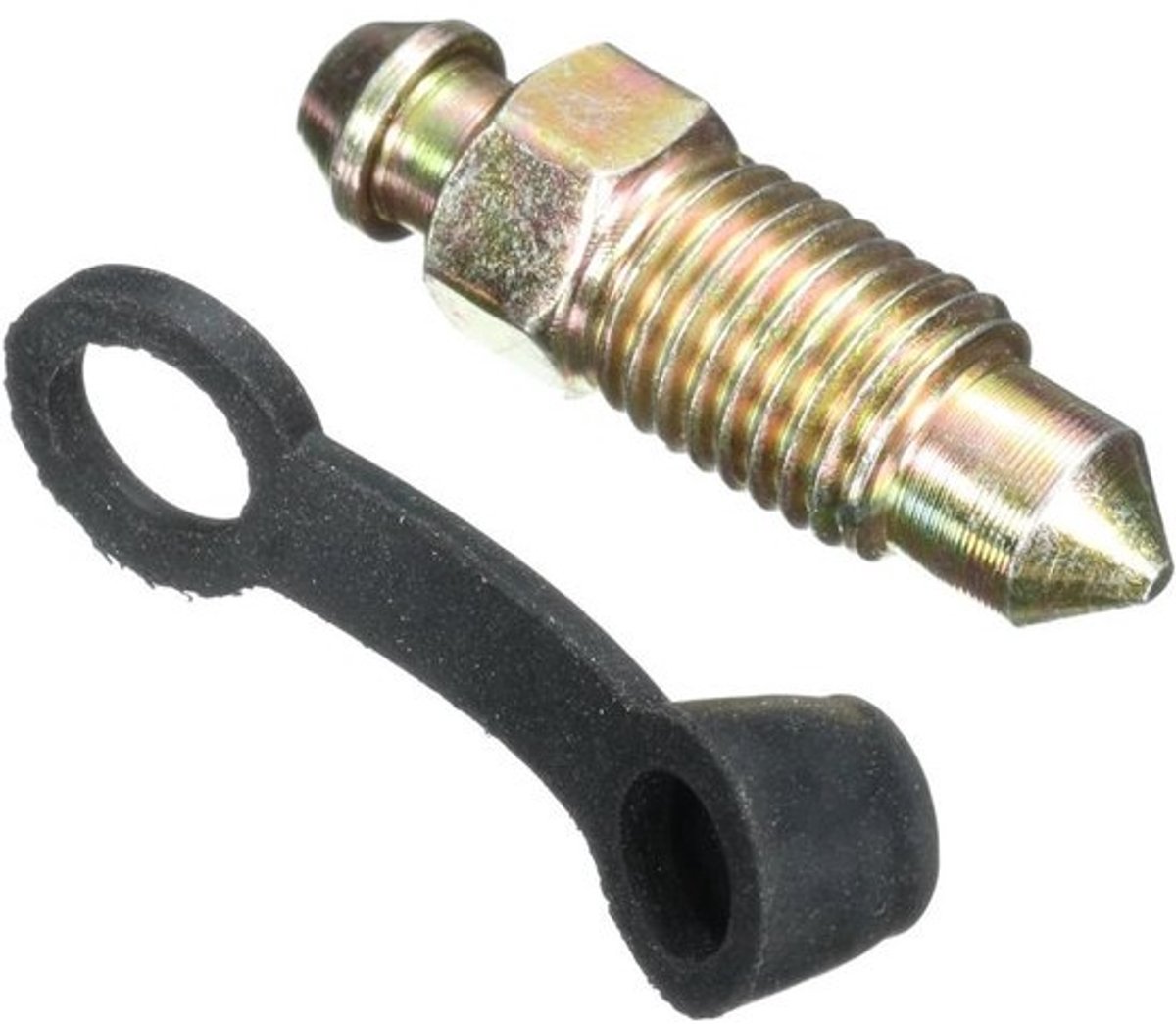Remklauw Bloedschroef Tepel Stofkap voor Motorfiets - M10 x 1.25mm, Roestvrij Staal, Remonderdelen