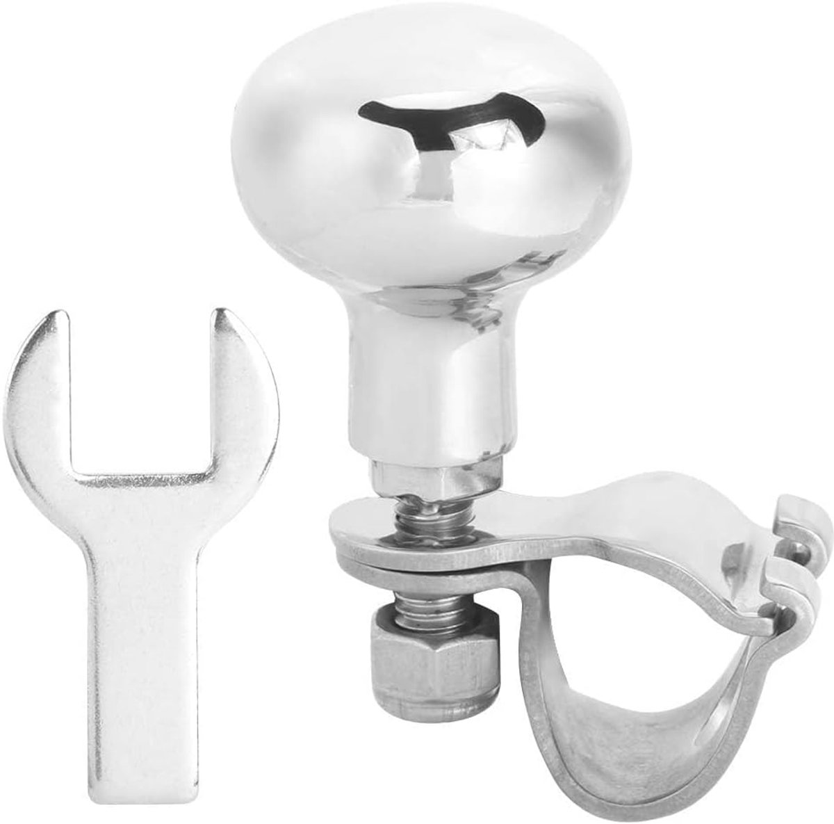 Stuurwielknop 316 Roestvrijstalen Vervanging Stuurwiel Spinnersknop Ball Handle voor Bootaccessoire Auxiliary Boosters