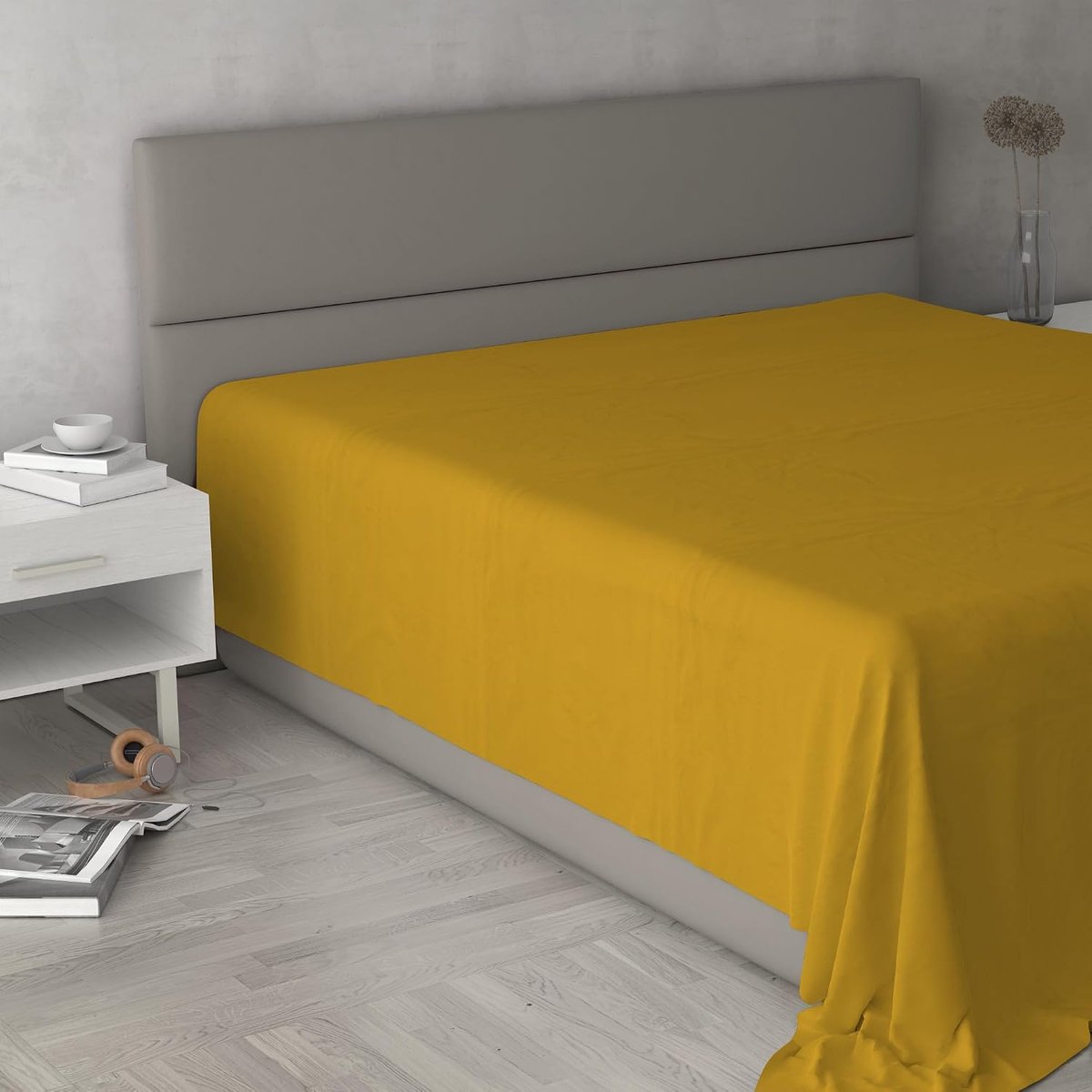 "Max Color", 100% katoen, mosterd