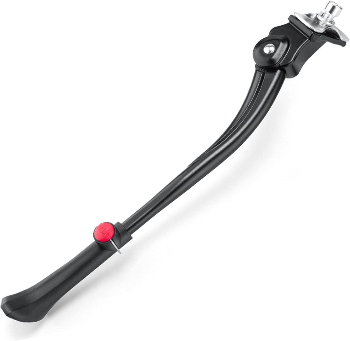 Fietsstandaard, verstelbare fietsstandaard, in hoogte verstelbare fietsstandaard, zijstandaard van aluminiumlegering, robuuste fietsstandaard voor fiets, mountainbike