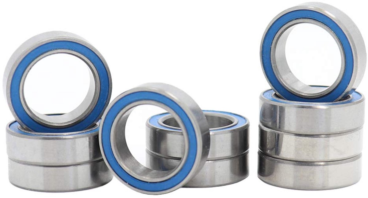 6701RS kogellager 12x18x4mm, 12x18 ABEC-3 blauw rubber verzegelde precisie kogellagers (Pick van 10sts)