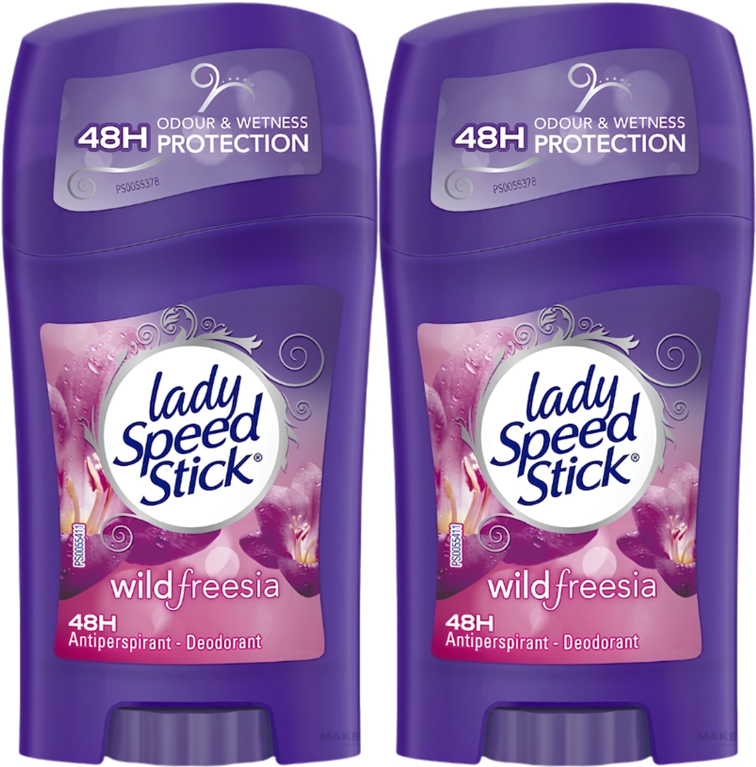 Lady Speed Stick Wild Freesia Deodorant Vrouw - Anti Transpirant Deodorant Stick - 2 x 40g