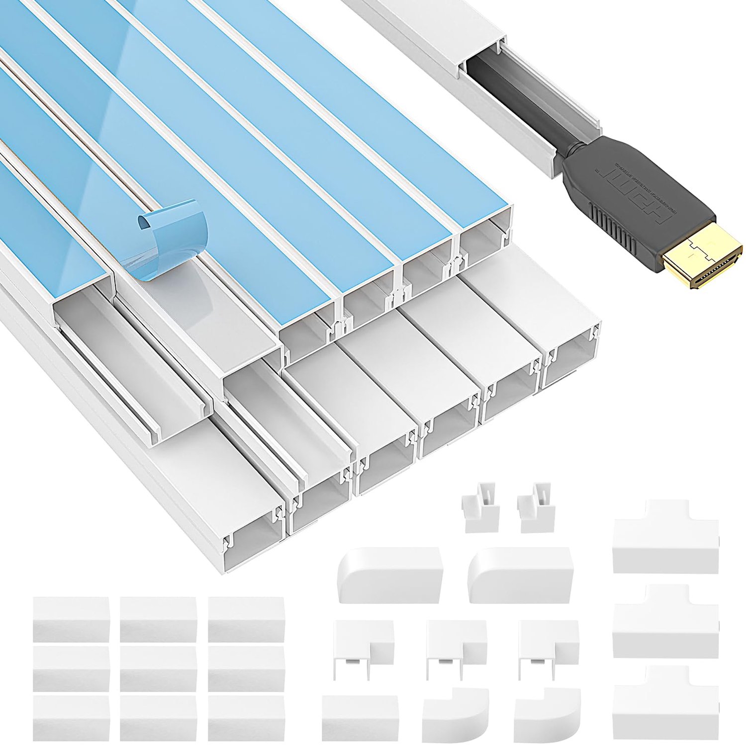 SnelShoppen - GloTika Staande Plank - 5-laags Metalen Opbergunit - 56,8 Inch Hoog - Ideaal voor Keuken, Badkamer en Garage - Inclusief 6 Haakjes voor