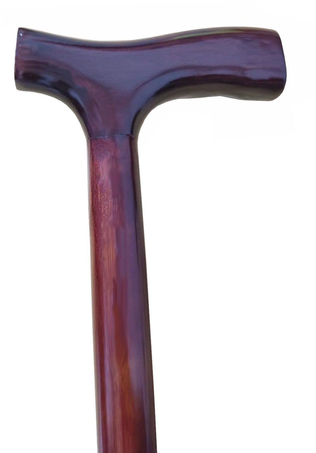 Houten Wandstok voor Senioren met T-Handvat, 92 cm