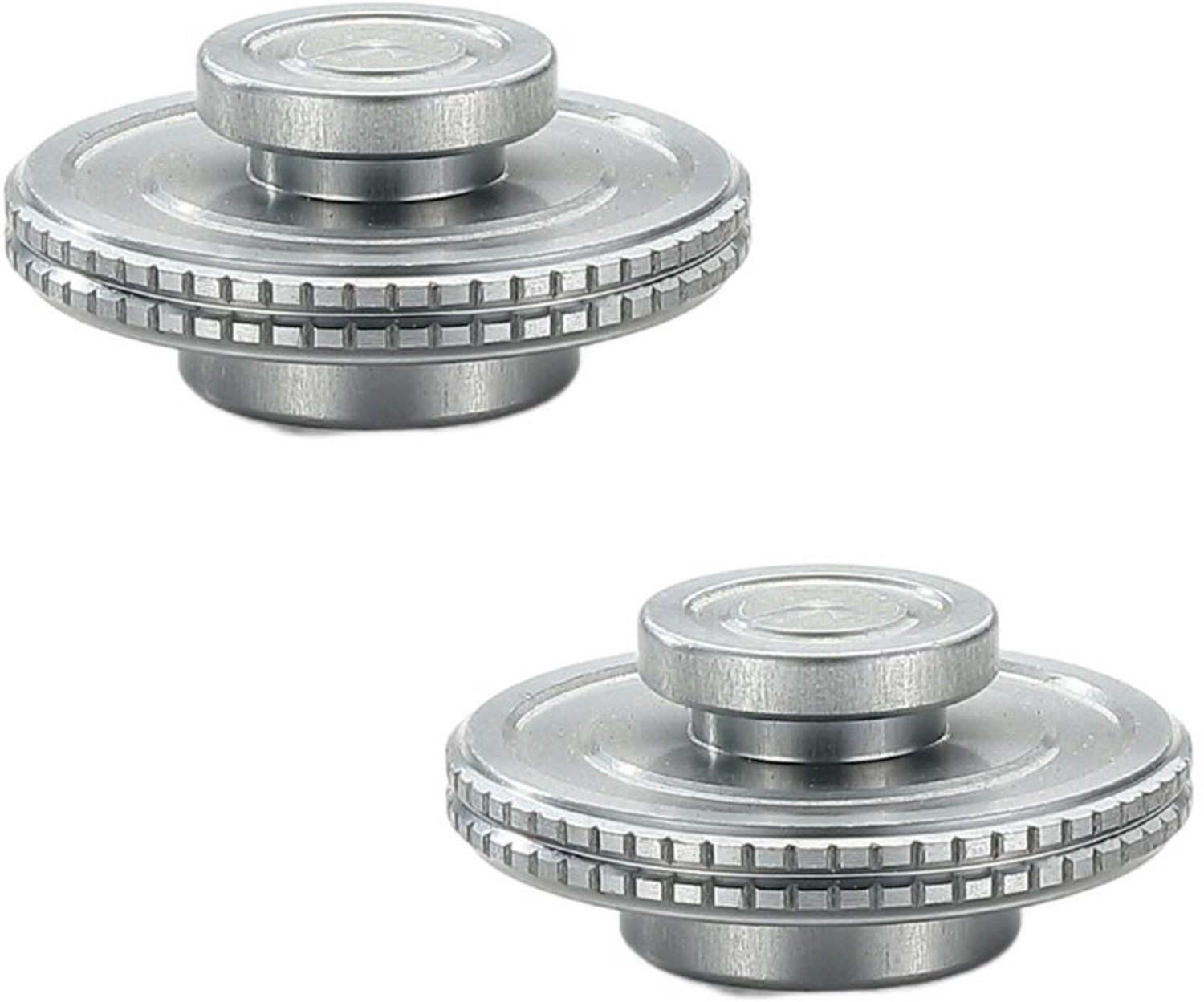 Set van 2 Caps voor Camping Gasbus met EN417 Ventiel