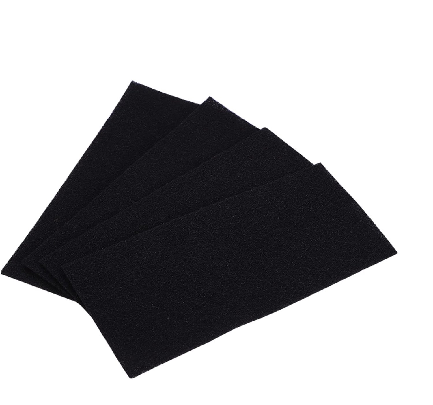 Koolstof Sponsfilter 4 Stuks - Vervangende Filters - Actieve Koolstof - Universeel - 24,3 x 10,5 cm - Geschikt voor Luchtreiniger Modellen - Luchtfilter