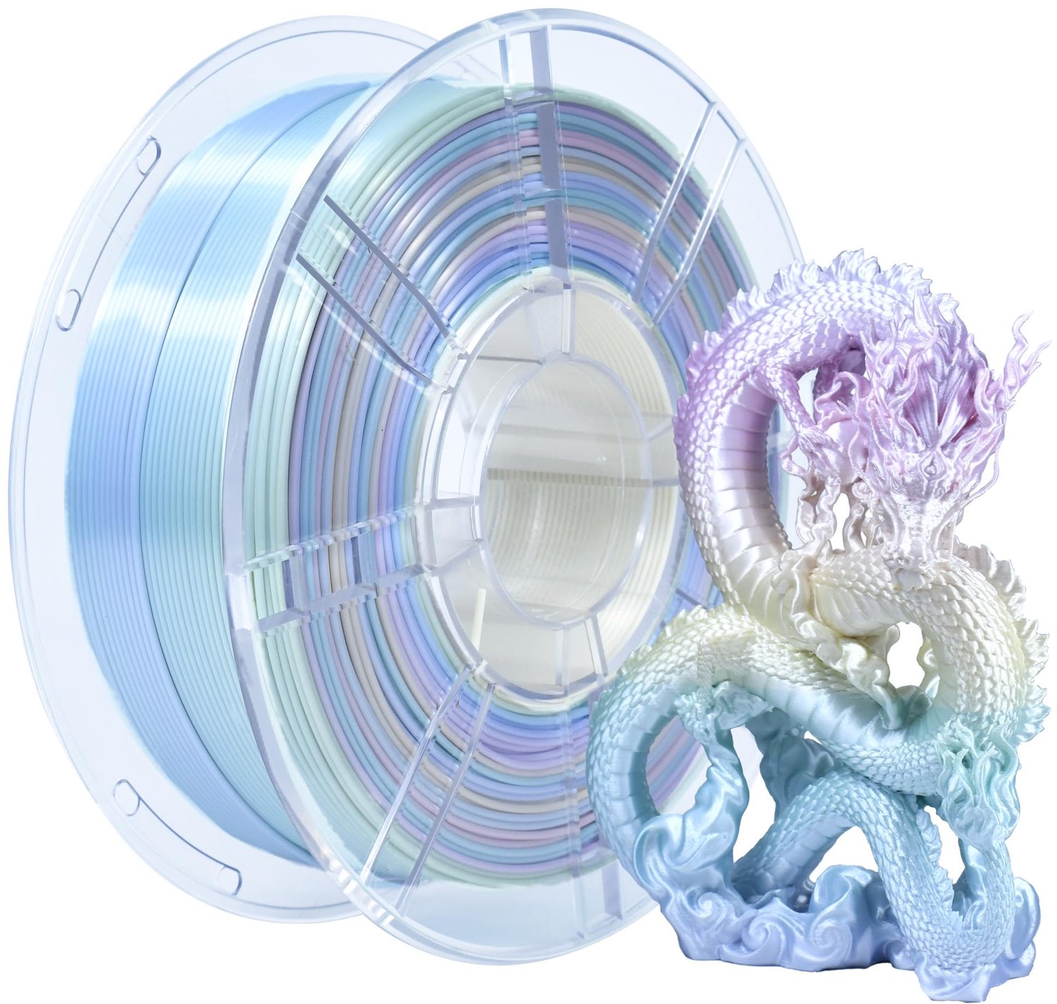 PLA+ Filament Multi-Colored 1.75mm - 3D Printing Filament 1 kg