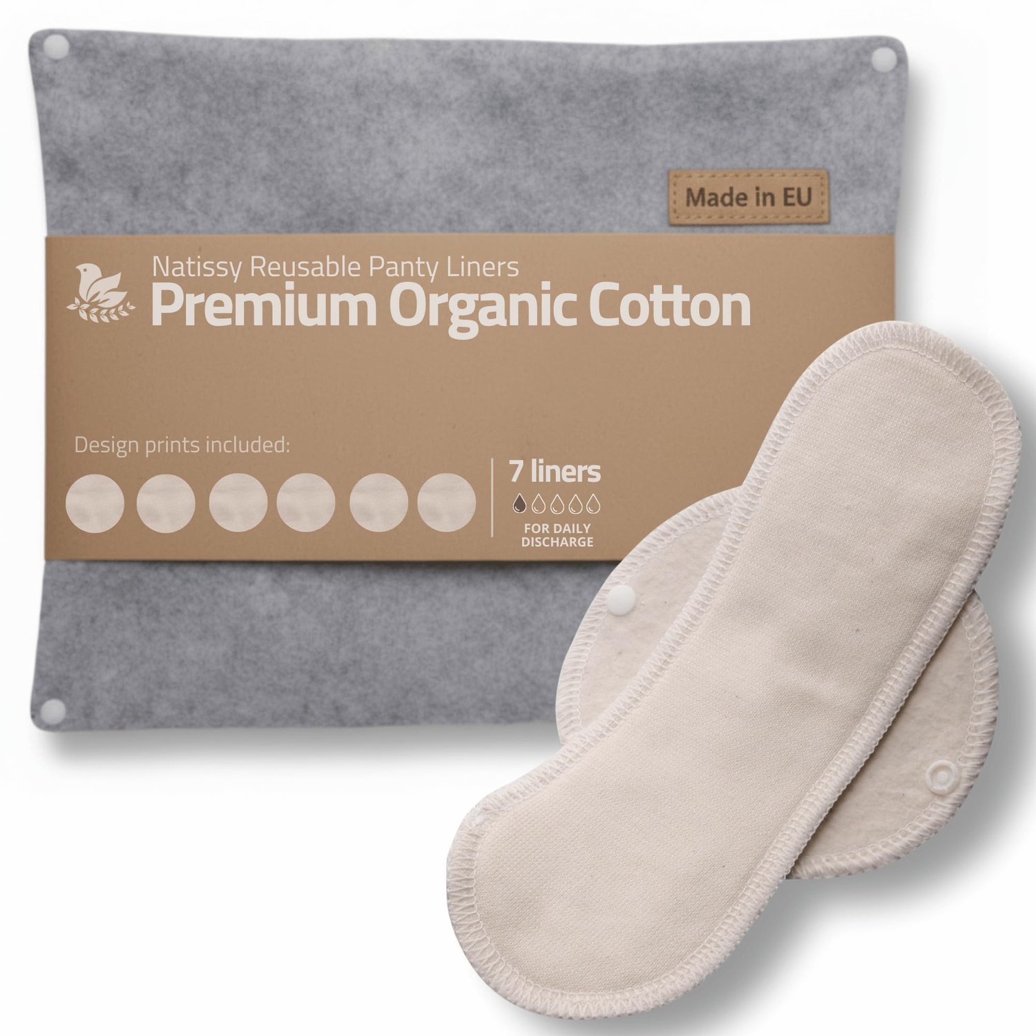 Herbruikbare Pantyliners voor Vrouwen (Pack van 7)