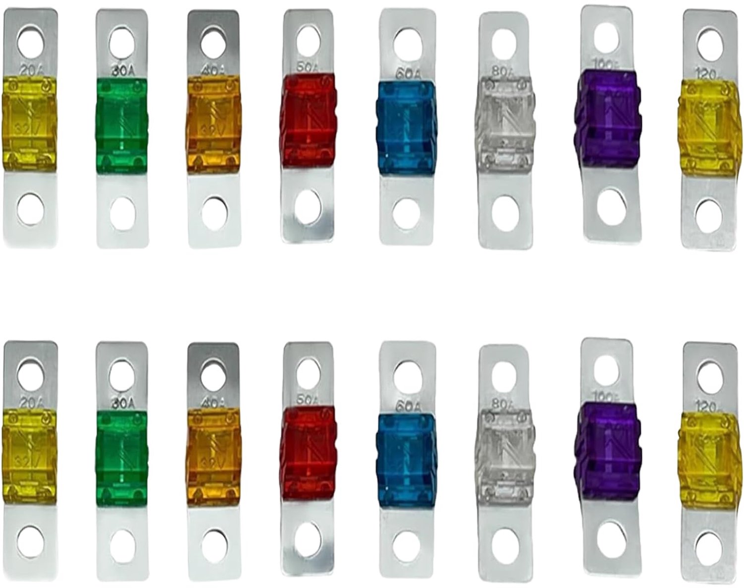 16 Stuks Midi Fuses Set voor Auto's en Voertuigen