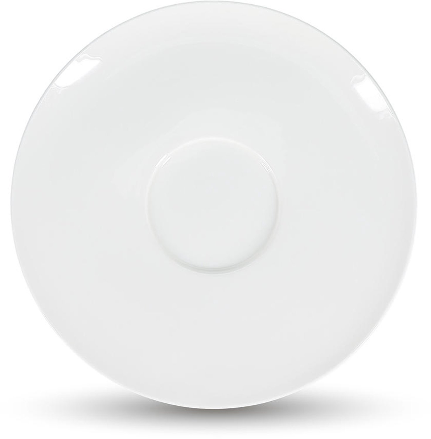 Fameilleur plat bord 29,5/10cm wit Perla set van 4 - porseleinen eetbord en dinerbord, voor ontbijt, lunch, diner en hoofdgerecht, vaatwasser- en magnetronbestendig, voedselveilig, servies voor thuis, restaurant en horeca, mooi als cadeau