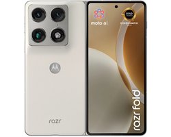 Motorola razr fold 20,6 cm (8.09) Dual SIM Android 16.0 5G USB Type-C 16 GB 512 GB 6000 mAh Wit