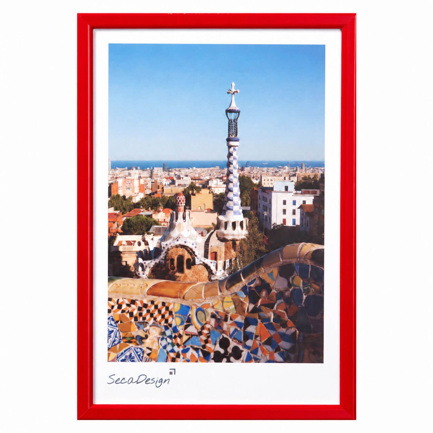 SecaDesign Iris Fotolijst - Fotomaat 15x20 cm - Rood