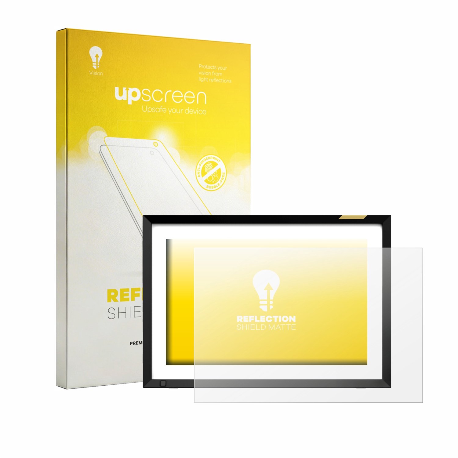 upscreen - Screenprotector voor Nixplay Klassischer 10.1" HD-Touchscreen - Folie Beschermfolie anti glare matte