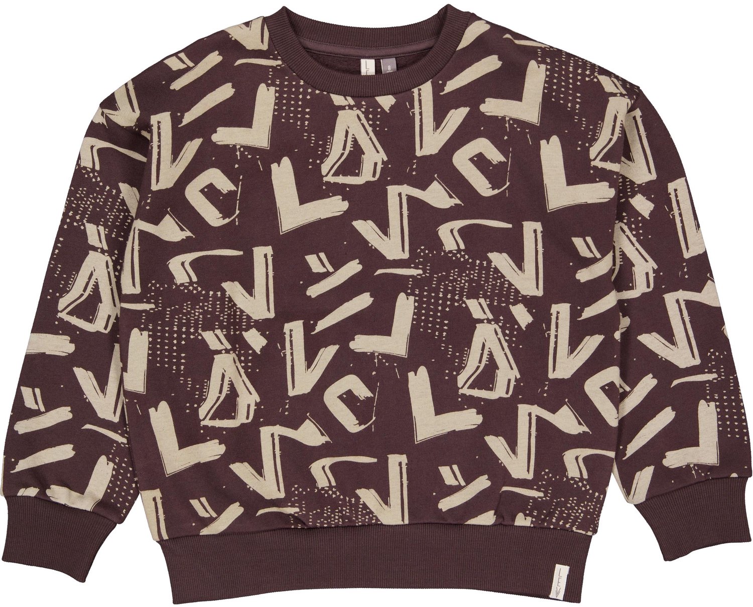 Levv - Danilo Jongens sweater - Bruin - Maat 152