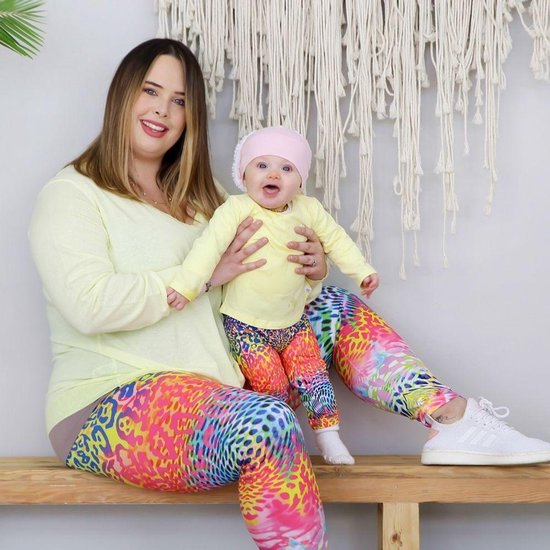 Meisjes legging - Regenboog - Kinder kleding - Positive Pants - 128/134 van Positive Pants — afbeelding 4
