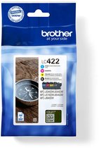Brother LC-422VAL - Originele Cartridge - Standaard formaat - Zwart, Cyaan, Magenta, Geel