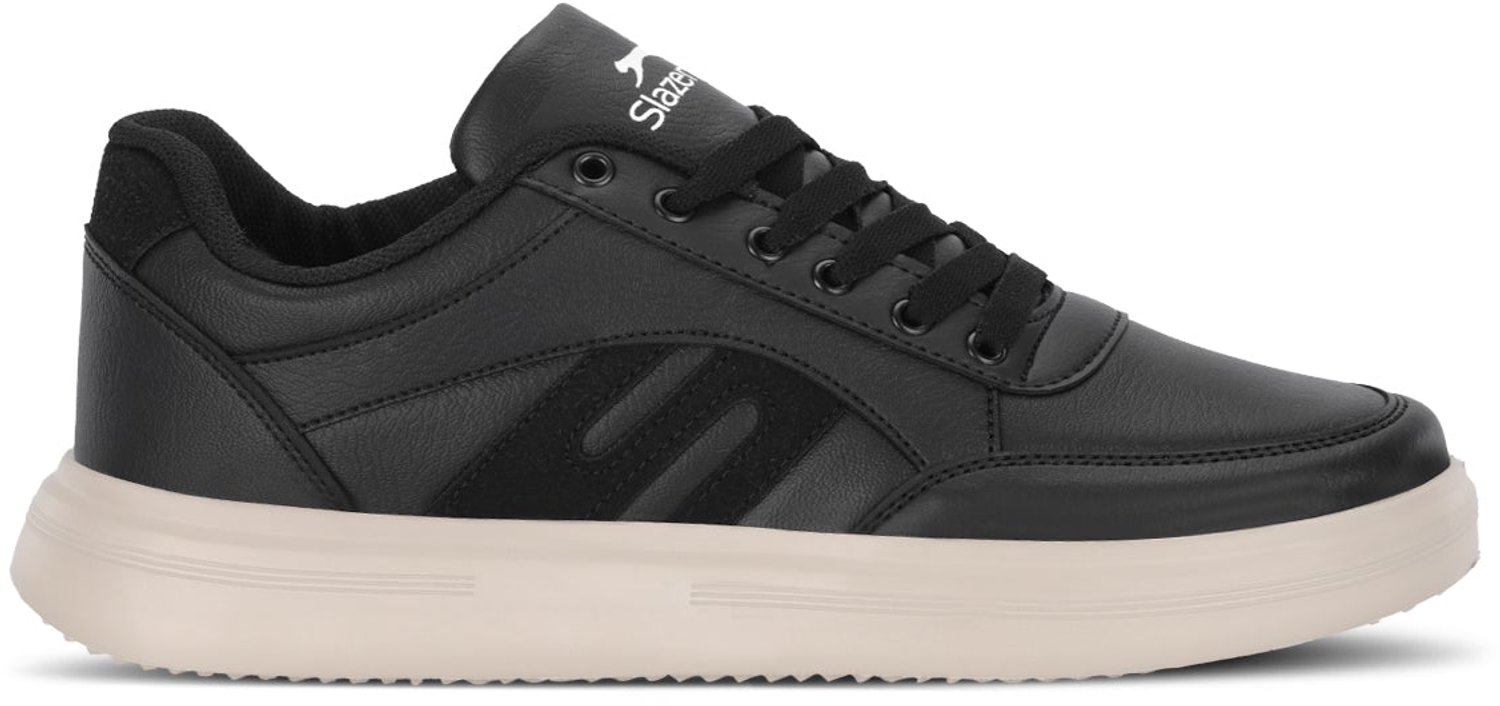 Slazenger Deflect Heren Sneakers - Zwart / Wit