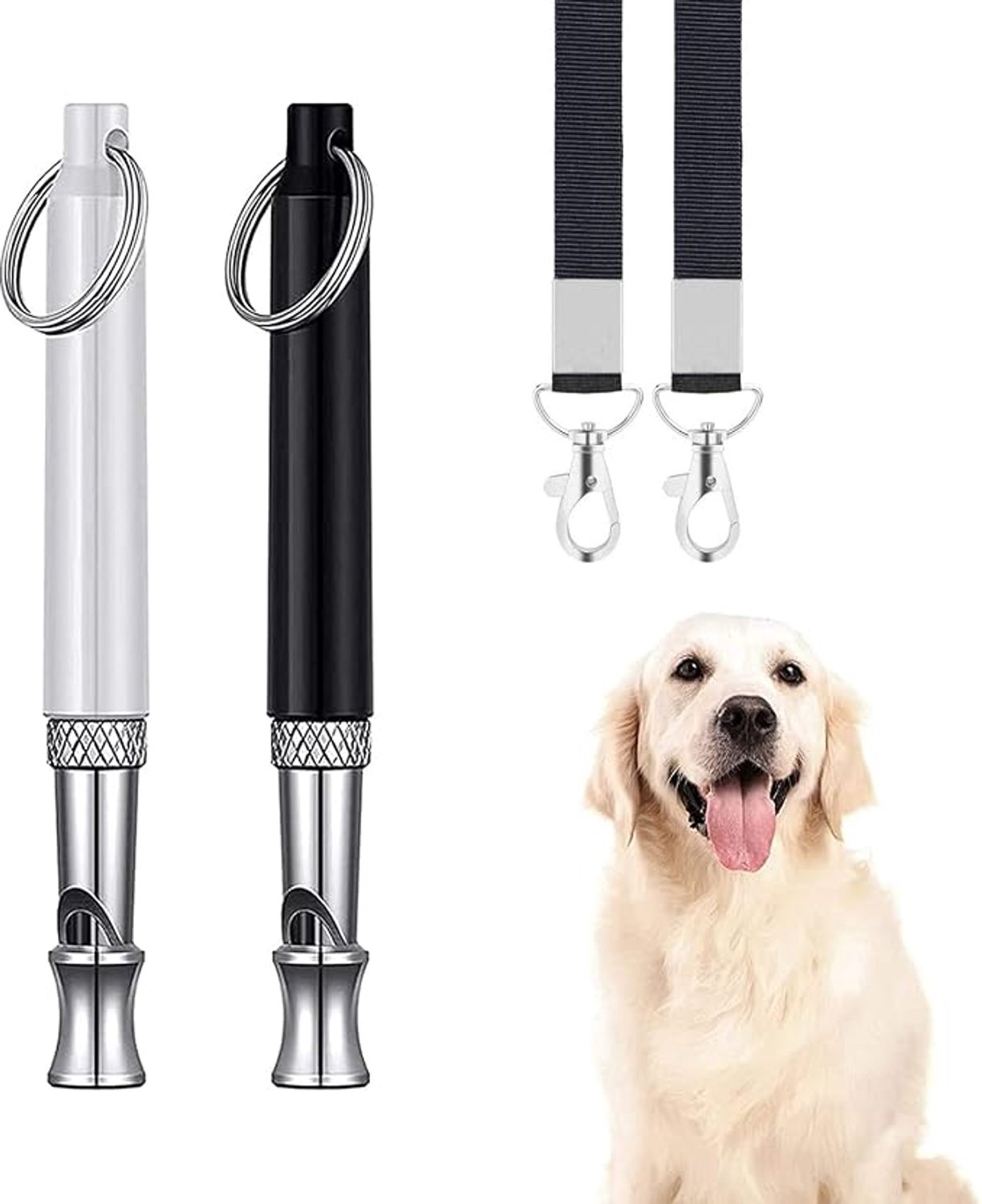 2 stuks - Hondenfluitje - Hondenfluit - Silent Whistle - Stille Fluit I Honden Training - Ultrasoon Anti-Blaf Fluitje voor Honden - Geschikt voor gehoorzaamheidstraining, gedragscorrectie en stille training