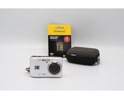 Kodak Pixpro FZ45 - Compactcamera - Zilver - + 32GB geheugenkaart - + Tas