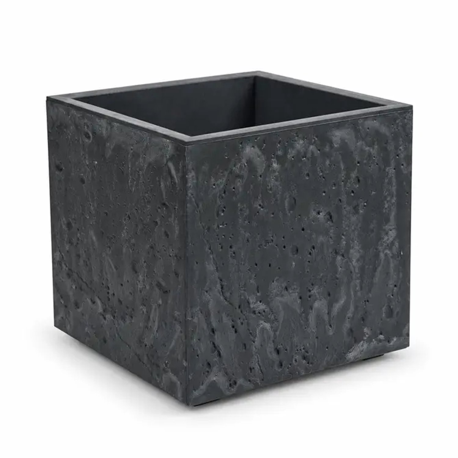 Bloembak Sierra 29x29x29cm betongrijs