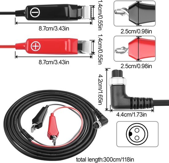 Elektrische visserij reel netsnoer van 10FT - Krachtige visserij kabel voor optimaal vissen en gemak — afbeelding 5
